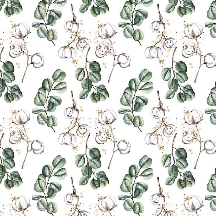 Free Vector watercolor floral pattern
