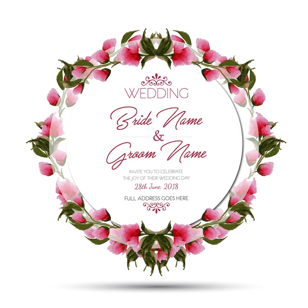 Free Watercolor Floral Wedding Invitation Svg Dxf Eps Png 1976 Best Crafts Svg Images In 2019 Silhouette Projects Cricut