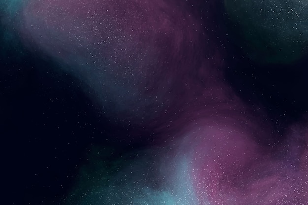 Free vector watercolor galaxy background with stars