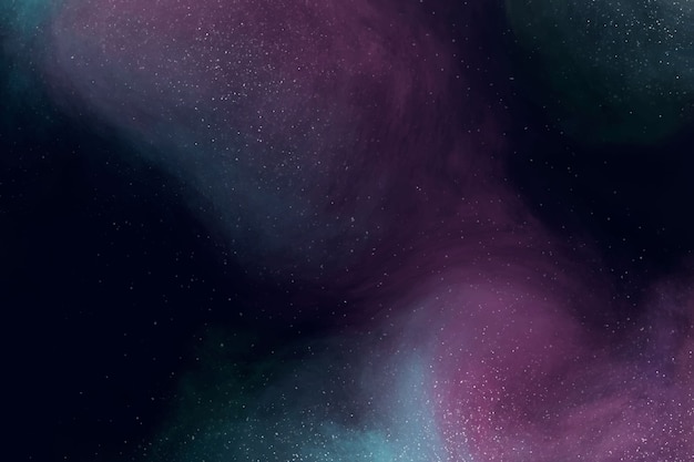 Watercolor galaxy background with stars