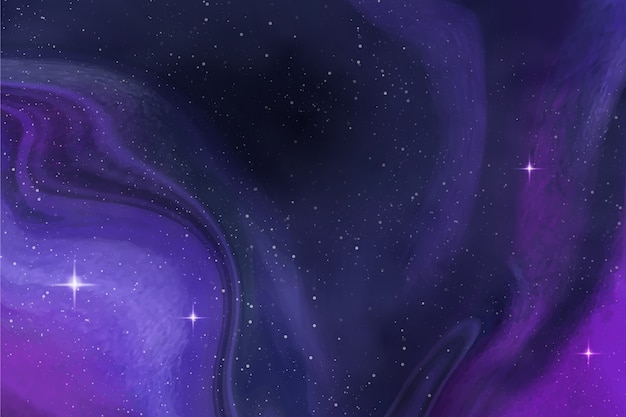 Free vector watercolor galaxy background
