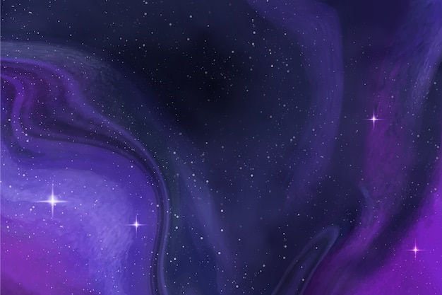 Free Vector watercolor galaxy background