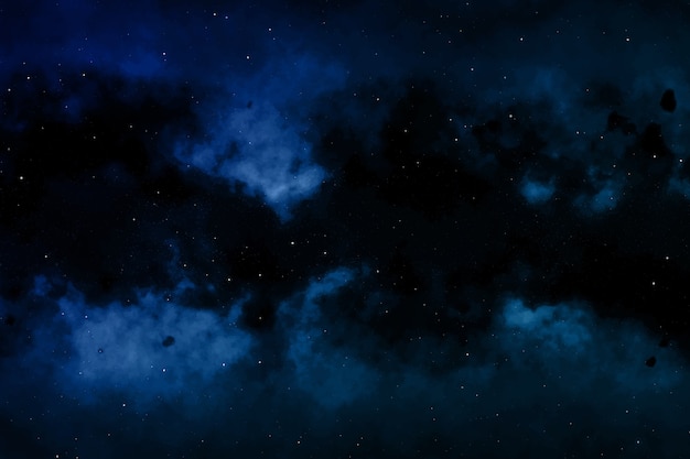 Free vector watercolor galaxy background