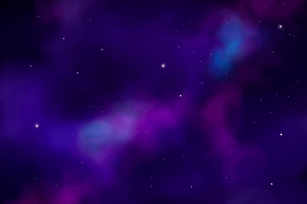 Watercolor galaxy background