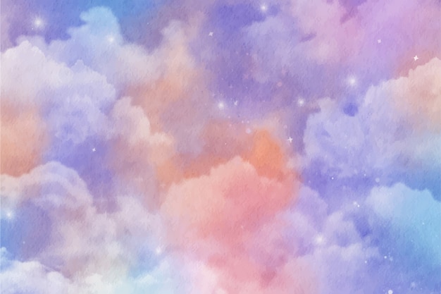 watercolor galaxy background