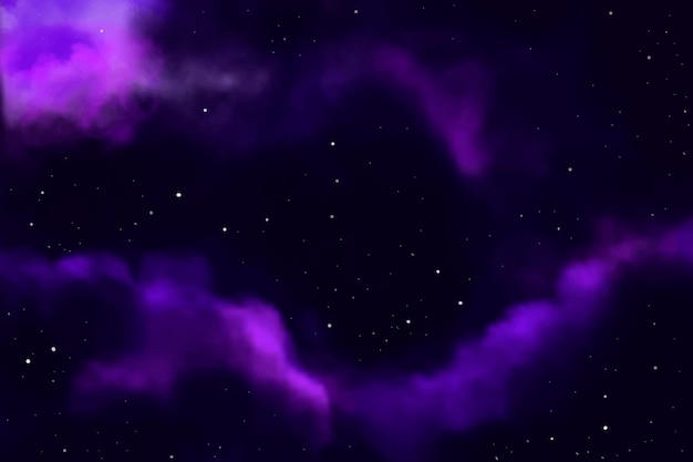 Watercolor galaxy background