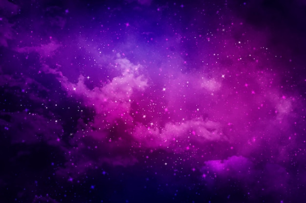 Watercolor galaxy background