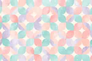 Free vector watercolor geometric background