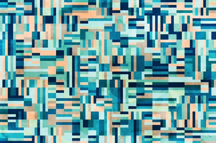 Free Vector watercolor geometric background