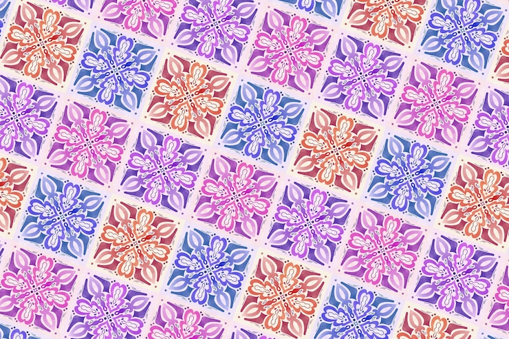 Free Vector watercolor geometric background