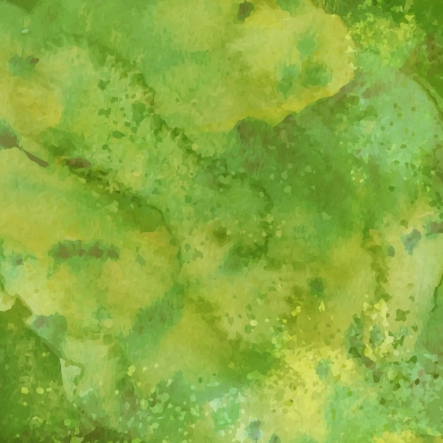 Watercolor, green color