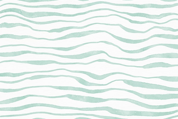 Watercolor green and white striped background