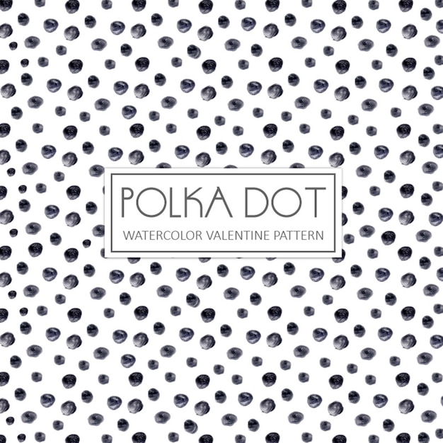 Watercolor grey polka dot background