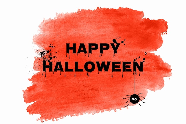 Watercolor halloween background