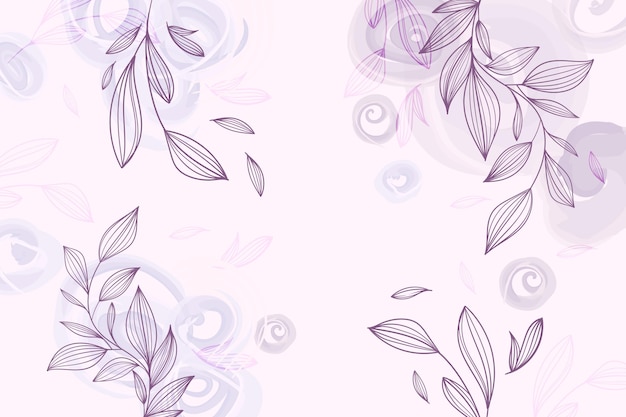 Free vector watercolor hand drawn background