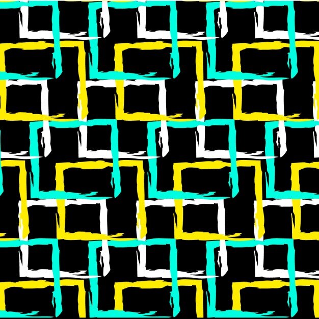 Free Vector watercolor hand painted coloured squares