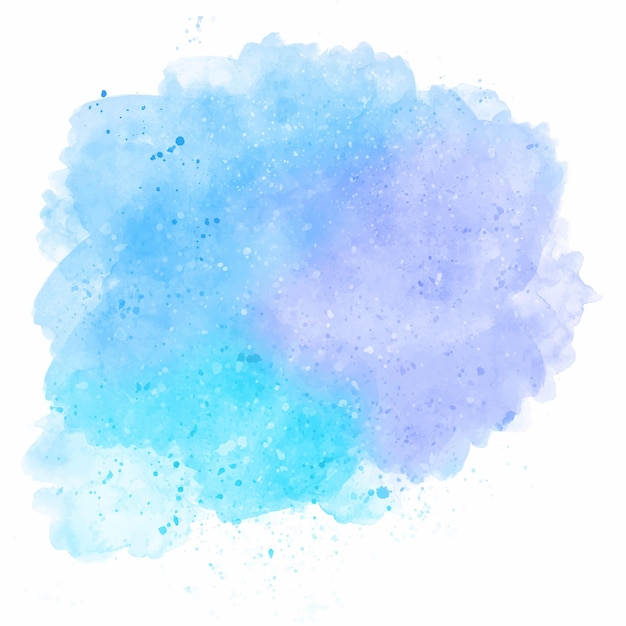 Free vector watercolor hand painted splatter design