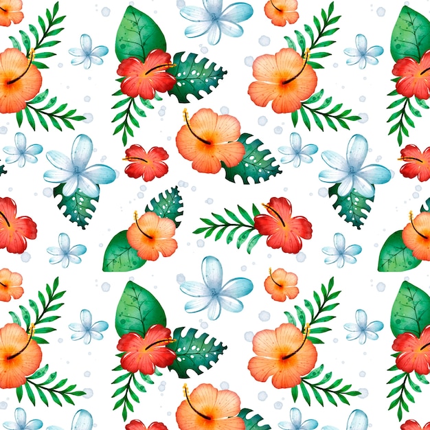 Free vector watercolor hawaiian shirt