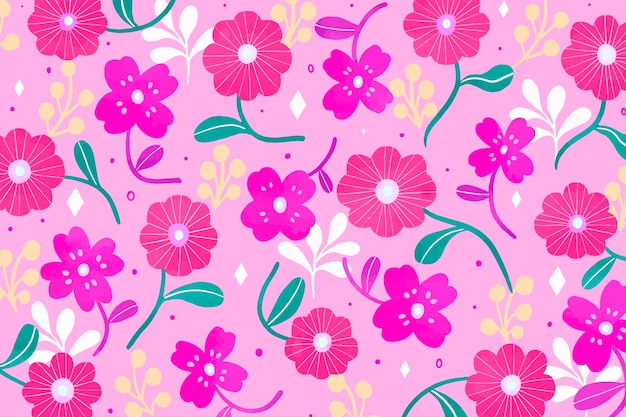 Free vector watercolor hot pink background