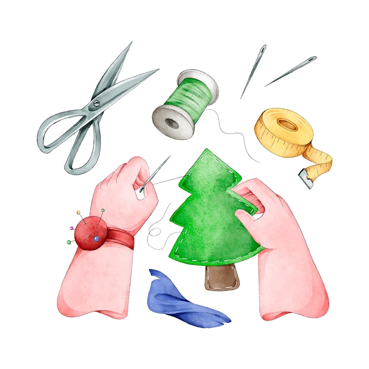 Free Vector watercolor illustration of diy workshop