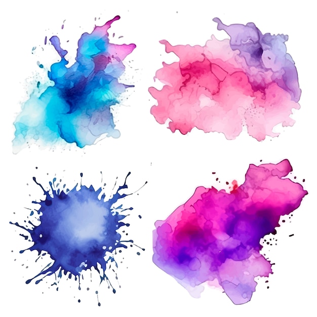 Free vector watercolor ink splash element