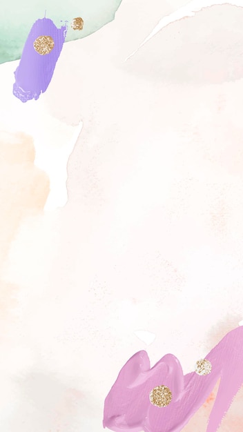 Free vector watercolor instagram story wallpaper vector, minimal social media background