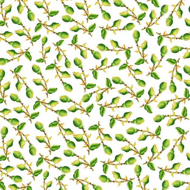 Free vector watercolor leaves background