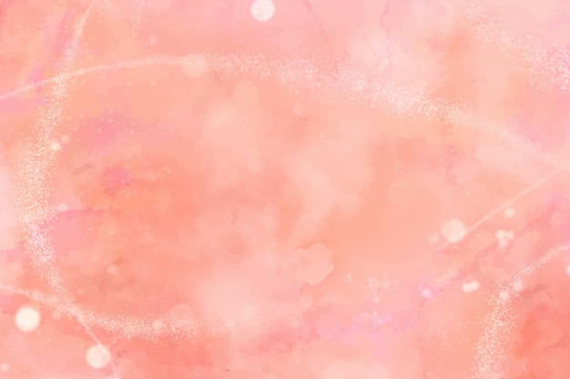 Бесплатное векторное изображение Акварель светло-персиковый фон