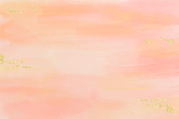 Watercolor light peach background