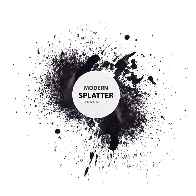 Акварель Современный фон Splatter