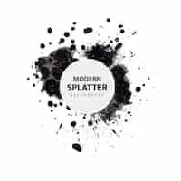 Free vector watercolor modern splatter background