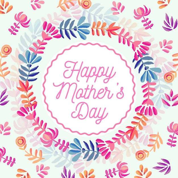 Free vector watercolor mothers day concept