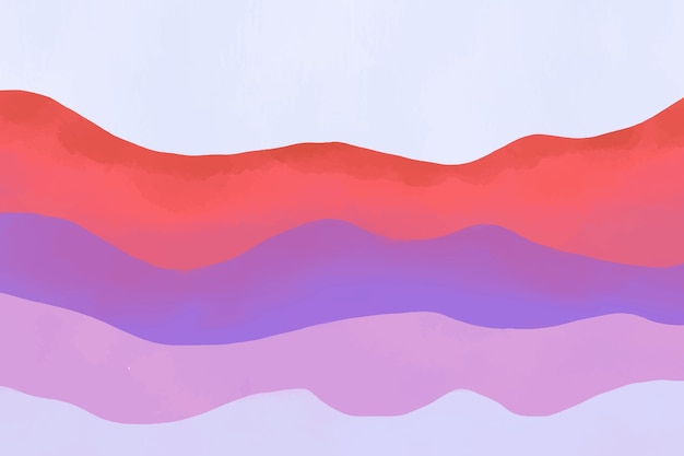 Free vector watercolor mountains background