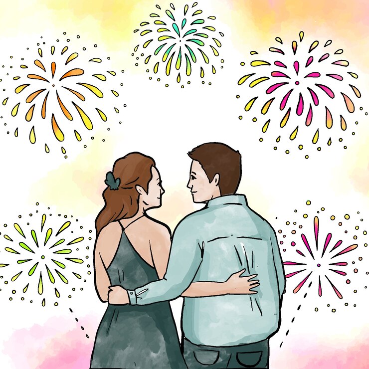 Free Vector watercolor new year 2020