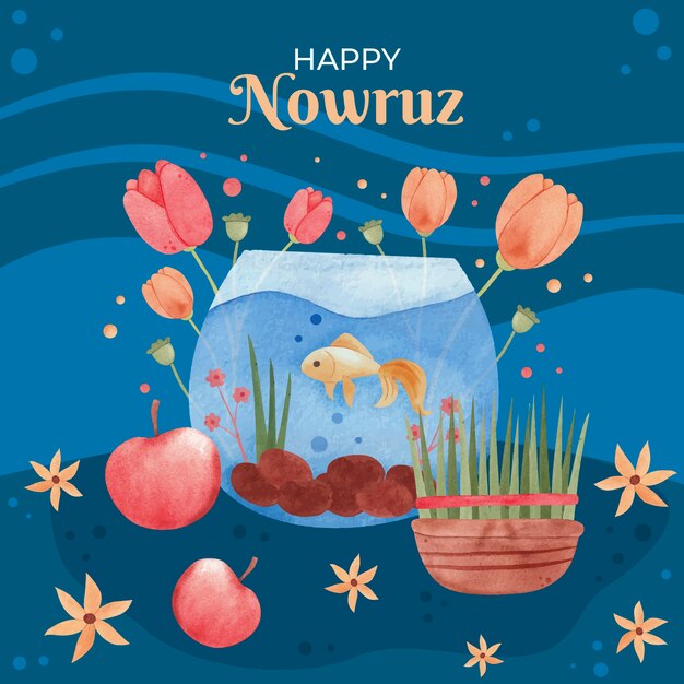 수채화 nowruz 그림