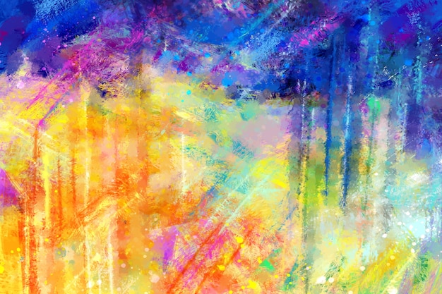 水彩画の油絵の背景