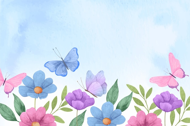 Free vector watercolor oil painting background