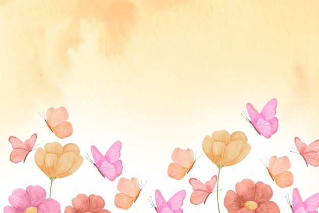 Free vector watercolor oil painting background