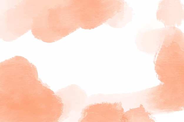 Free vector watercolor orange abstract background