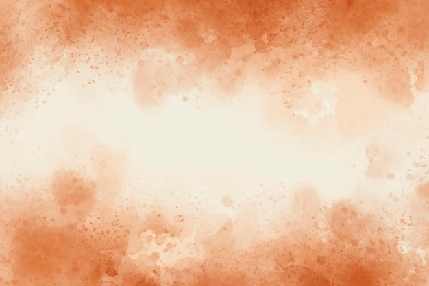 Free vector watercolor orange abstract background