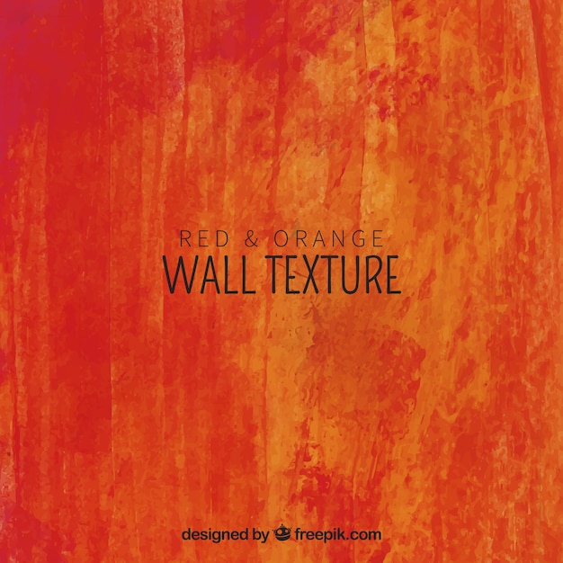 Watercolor orange wall texture