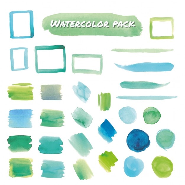 Free vector watercolor pack