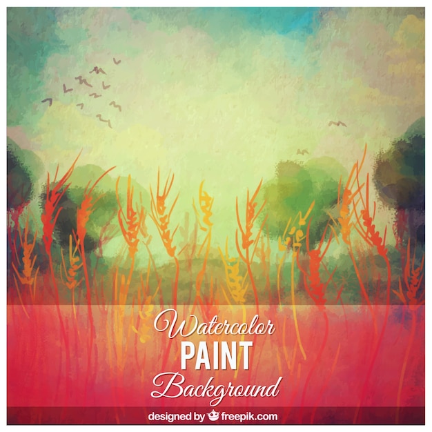 Free vector watercolor paint background