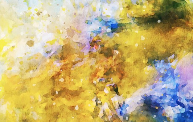 watercolor paint stains illustration
