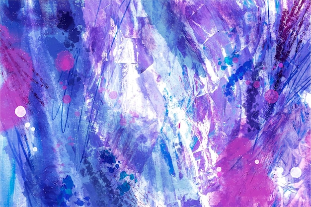 Watercolor pattern with abstract strokes