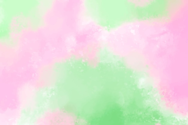 Free vector watercolor pink and green background