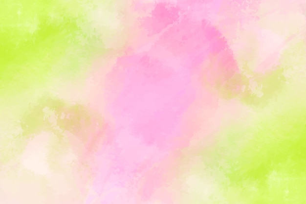 Free vector watercolor pink and green background