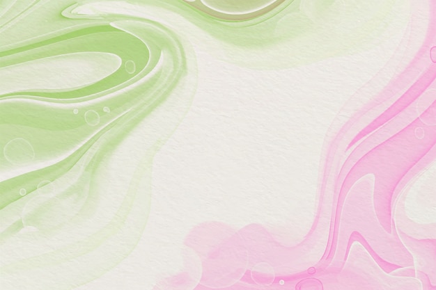 Watercolor pink and green background