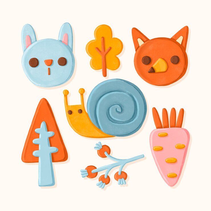 無料Vector 水彩遊び生地イラスト