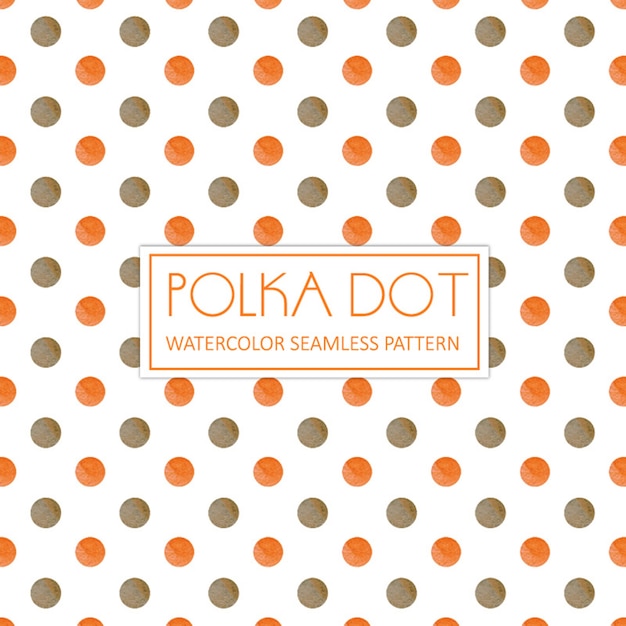 Акварель Polka Dot Background